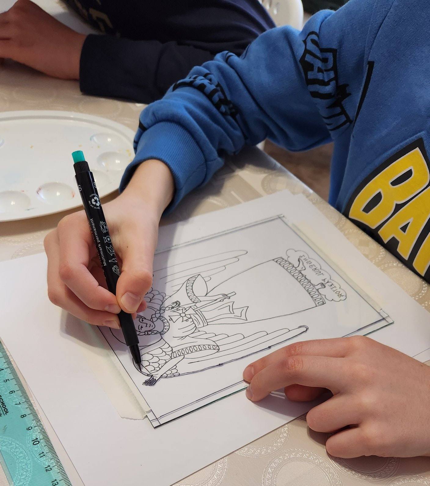 Atelier creativ copii și părinți – icoane pe sticlă